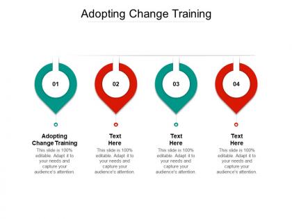 Adopting change training ppt powerpoint presentation gallery graphics pictures cpb