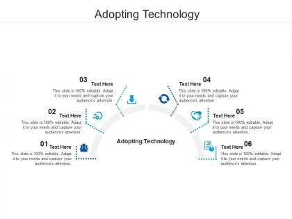 Adopting technology ppt powerpoint presentation model professional cpb