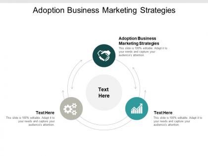 Adoption business marketing strategies ppt powerpoint presentation slides layout ideas cpb
