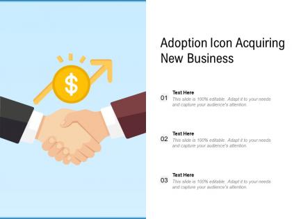 Adoption icon acquiring new business