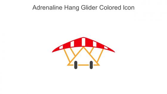 Adrenaline Hang Glider Colored Icon In Powerpoint Pptx Png And Editable Eps Format