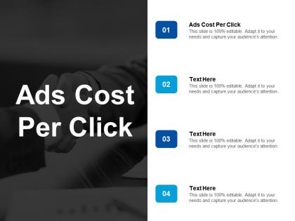 Ads cost per click ppt powerpoint presentation styles slide portrait cpb