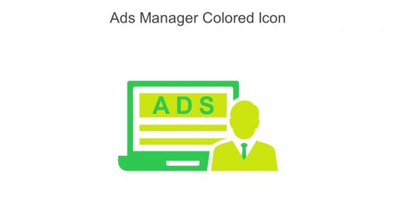 ADS Manager Colored Icon In Powerpoint Pptx Png And Editable Eps Format
