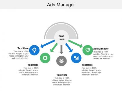 Ads manager ppt powerpoint presentation file icon cpb