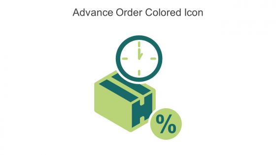 Advance Order Colored Icon In Powerpoint Pptx Png And Editable Eps Format