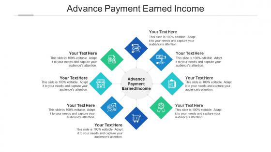 Advance payment earned income ppt powerpoint presentation model design cpb