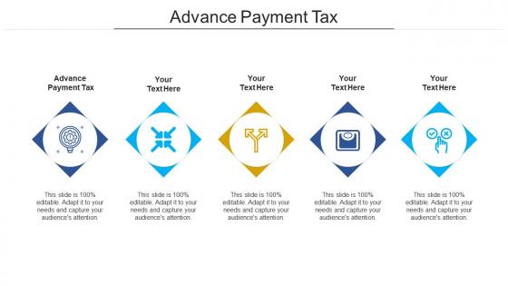 Advance payment tax ppt powerpoint presentation slides graphics cpb
