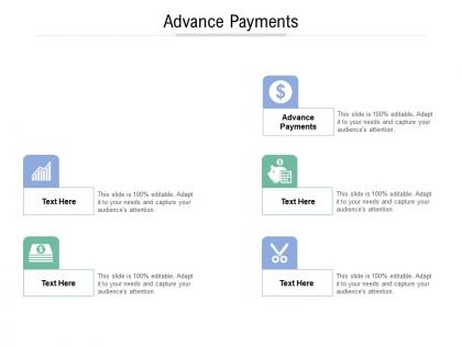 Advance payments ppt powerpoint presentation layouts maker cpb