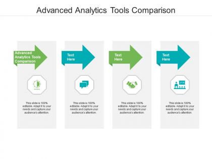 Advanced analytics tools comparison ppt powerpoint presentation professional designs download cpb