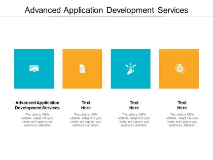 Advanced application development services ppt powerpoint presentation styles example introduction cpb