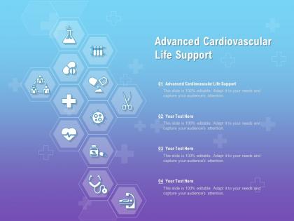 Advanced cardiovascular life support ppt powerpoint presentation infographics design