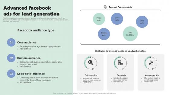 Advanced Facebook Ads For Lead Generation Micromarketing Strategies For Personalized MKT SS V