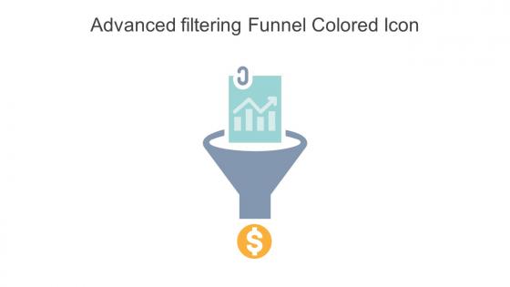 Advanced Filtering Funnel Colored Icon In Powerpoint Pptx Png And Editable Eps Format