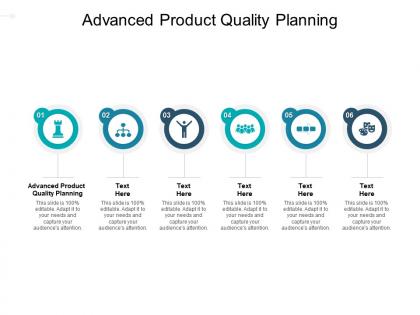 Advanced product quality planning ppt powerpoint presentation outline format cpb