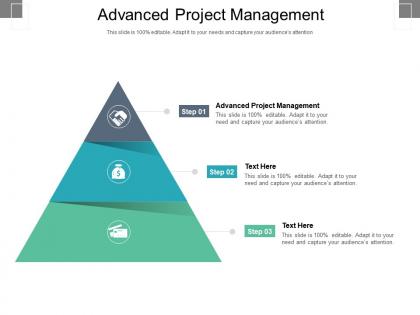 Advanced project management ppt powerpoint presentation summary ideas cpb