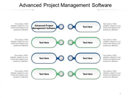 Advanced project management software ppt powerpoint presentation pictures graphics tutorials cpb