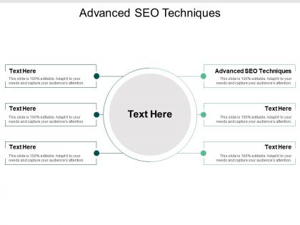 Advanced seo techniques ppt powerpoint presentation inspiration outline cpb