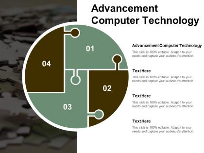 Advancement computer technology ppt powerpoint presentation file master slide cpb