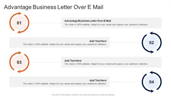 Advantage Business Letter Over E Mail In Powerpoint And Google Slides Cpb