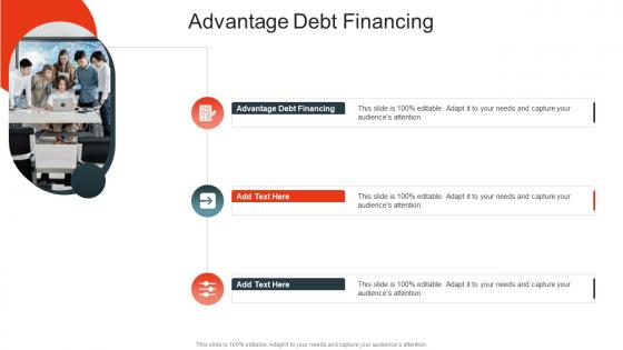 Advantage Debt Financing In Powerpoint And Google Slides Cpb