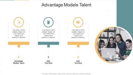 Advantage Models Talent In Powerpoint And Google Slides Cpb