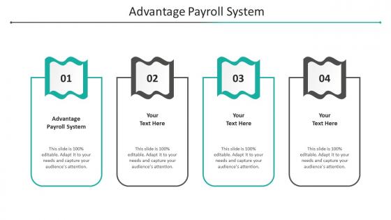 Advantage Payroll System Ppt Powerpoint Presentation Styles Objects Cpb