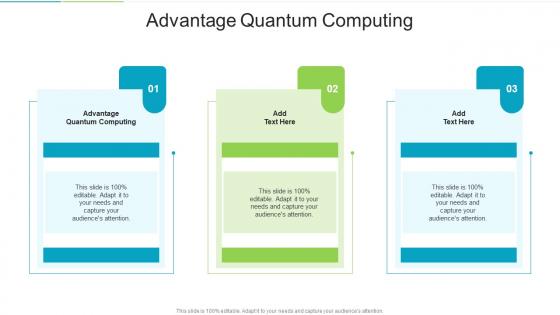 Advantage Quantum Computing In Powerpoint And Google Slides Cpb