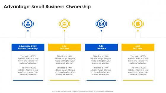 Advantage Small Business Ownership In Powerpoint And Google Slides Cpb