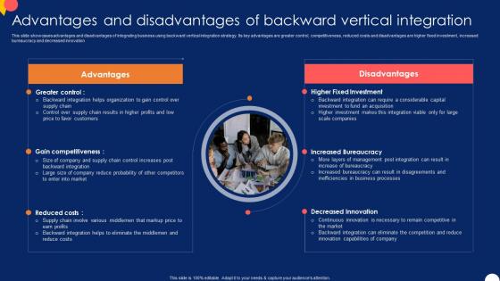 Advantages And Disadvantages Of Forward And Backward Integration Strategy SS V