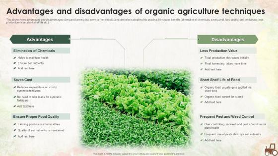 Advantages And Disadvantages Of Organic Agriculture Techniques