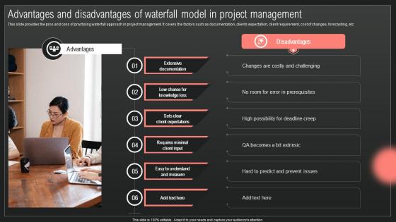 Advantages And Disadvantages Of Waterfall IT Projects Management Through Waterfall