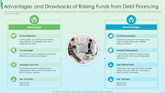 Advantages And Drawbacks Of Raising Funds From Debt Fundraising Strategy Using Financing