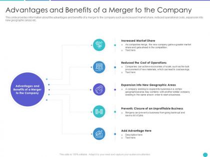 Advantages benefits company ppt file shapes