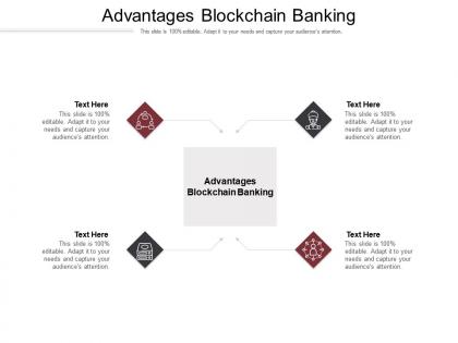 Advantages blockchain banking ppt powerpoint presentation guide cpb