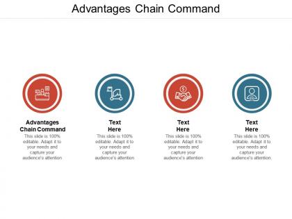 Advantages chain command ppt powerpoint presentation file influencers cpb