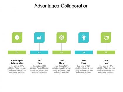 Advantages collaboration ppt powerpoint presentation ideas graphic images cpb