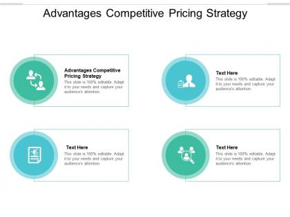 Advantages competitive pricing strategy ppt powerpoint presentation infographic cpb
