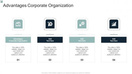 Advantages Corporate Organization In Powerpoint And Google Slides Cpb