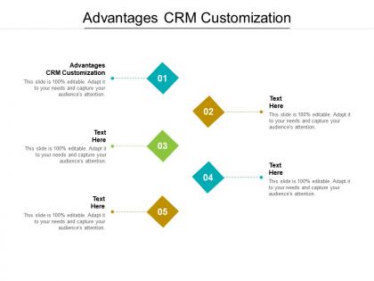 Advantages crm customization ppt powerpoint presentation model slideshow cpb