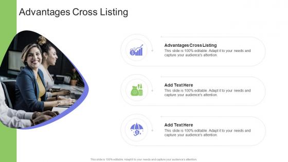 Advantages Cross Listing In Powerpoint And Google Slides Cpb