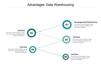 Advantages data warehousing ppt powerpoint presentation outline file formats cpb