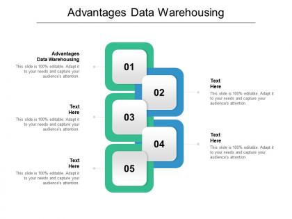 Advantages data warehousing ppt powerpoint presentation slide cpb