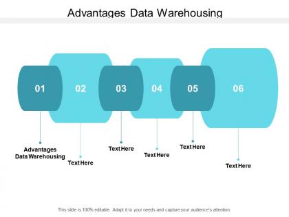 Advantages data warehousing ppt powerpoint presentation slides visuals cpb