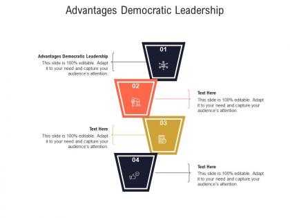 Advantages democratic leadership ppt powerpoint presentation professional structure cpb