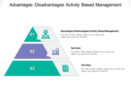Advantages disadvantages activity based management ppt powerpoint presentation cpb