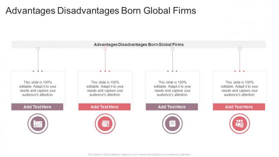 Advantages Disadvantages Born Global Firms In Powerpoint And Google Slides Cpb