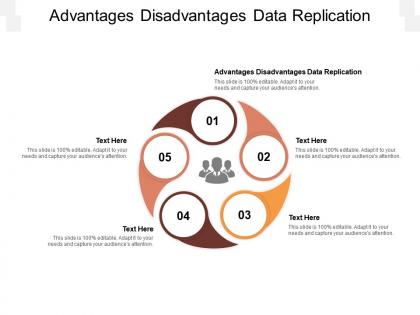 Advantages disadvantages data replication ppt powerpoint presentation gallery slides cpb