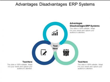 Advantages disadvantages erp systems ppt powerpoint presentation diagram lists cpb