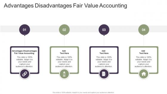 Advantages Disadvantages Fair Value Accounting In Powerpoint And Google Slides cpb