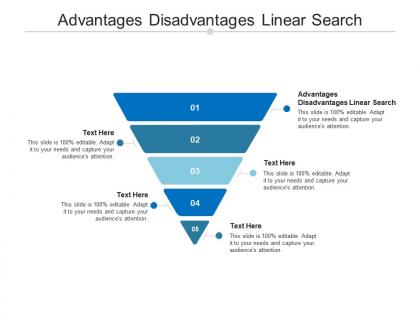 Advantages disadvantages linear search ppt powerpoint presentation styles example cpb